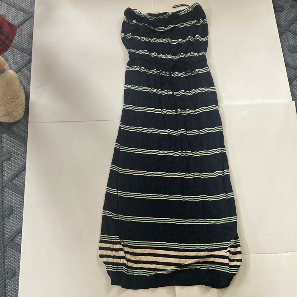 J CREW strapless maxi dress